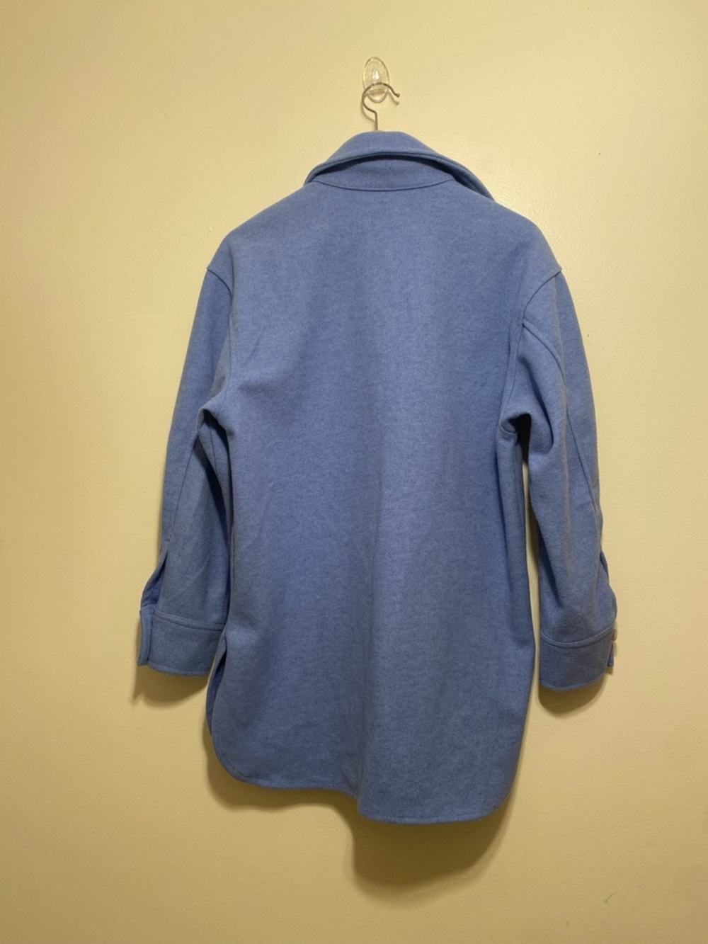 H&M  Blue Utility Shacket with Front Pockets. Size XS - Picture 2 of 8